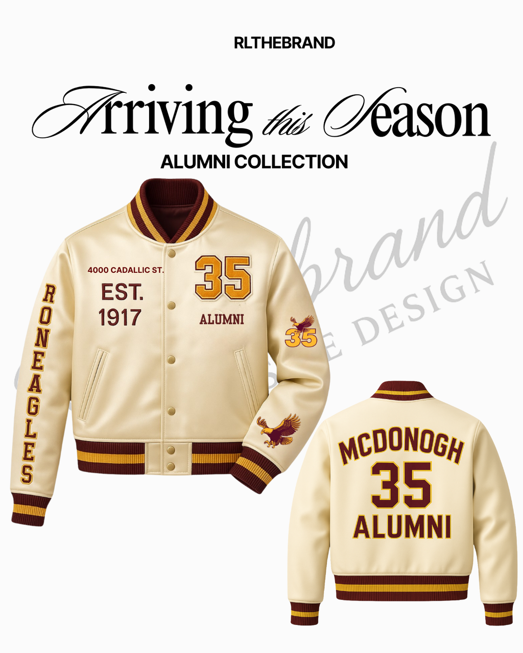 35 Alumni Varsity Jacket ( Pre order closes 12/7)